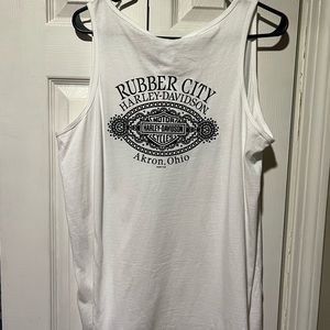 Harley Davidson women’s tank top size 2X white new with tags
